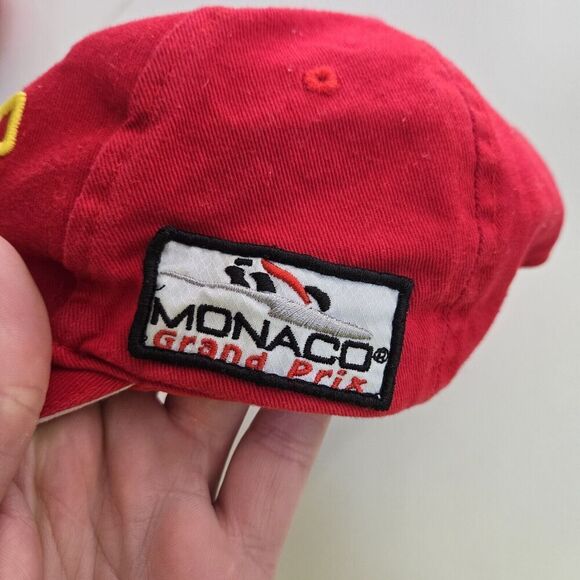 MONACO Grand Kids Prix Hat Strapback Baseball Red Cap - Picture 5 of 8